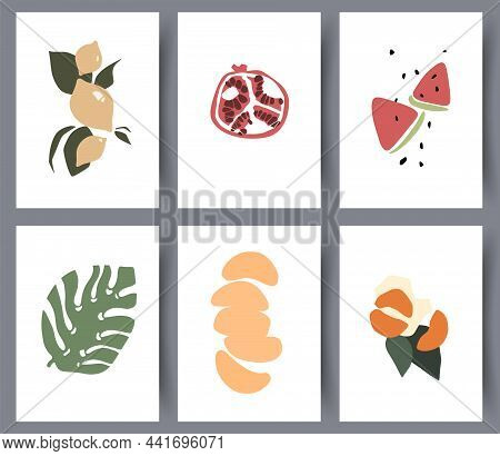 Printable Wall Art Vector Poster Set.