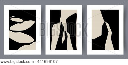 Scandinavian Abstract Vector Print Set.