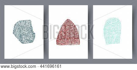 Scandinavian Abstract Vector Print Set.