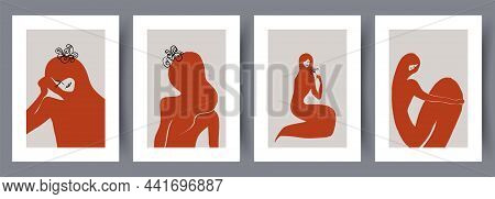 Printable Wall Art Vector Poster Set Vector.