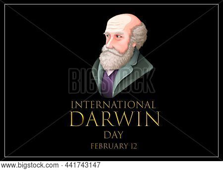 International Darwin Day Poster Design. Darwin Day Design.