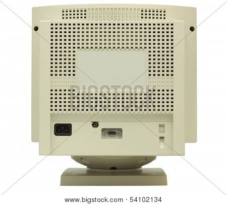 Rear Of Crt Monitor