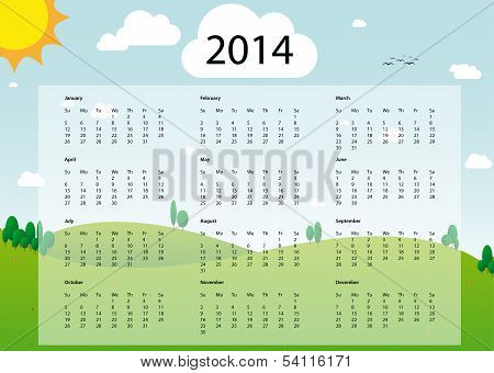 2014 Calendar