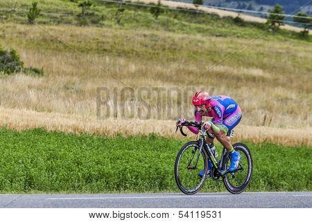 The Cyclist Jose Rodolfo Serpa Perez