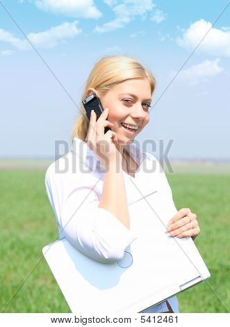 Happy Businesswoman