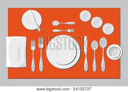 Serving Dishes And Cutlery