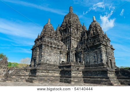Candi Sewu Buddhist Complex In Java, Indonesia