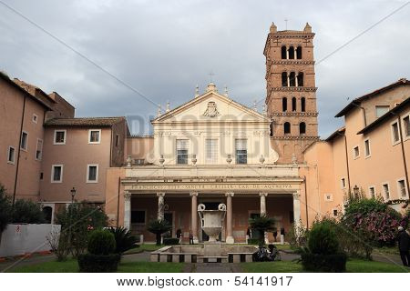 St. Cecilia Church In Rome