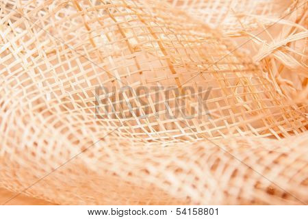 Background With Boll And Strow In Gold