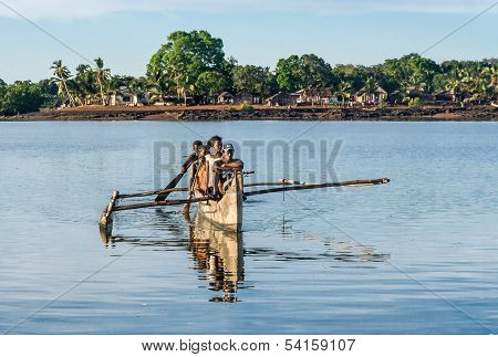 Canoe At Sunrise