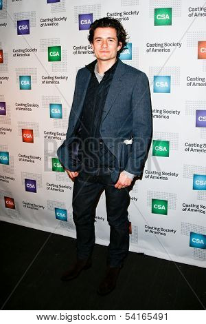 NEW YORK-NOV 18; Actor Orlando Bloom attends the CSA 29th Annual Artios Awards ceremony at the XL Nightclub on November 18, 2013 in New York City.