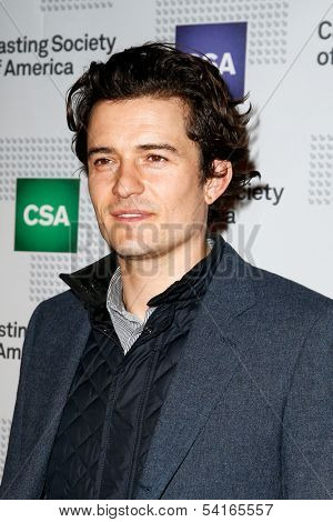 NEW YORK-NOV 18; Actor Orlando Bloom attends the CSA 29th Annual Artios Awards ceremony at the XL Nightclub on November 18, 2013 in New York City.