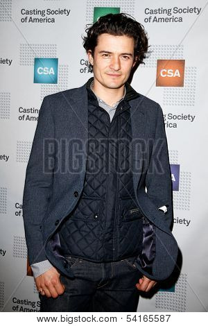 NEW YORK-NOV 18; Actor Orlando Bloom attends the CSA 29th Annual Artios Awards ceremony at the XL Nightclub on November 18, 2013 in New York City.