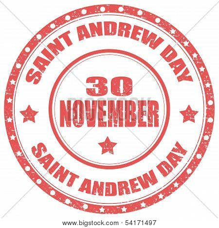 Saint Andrew Day-stamp