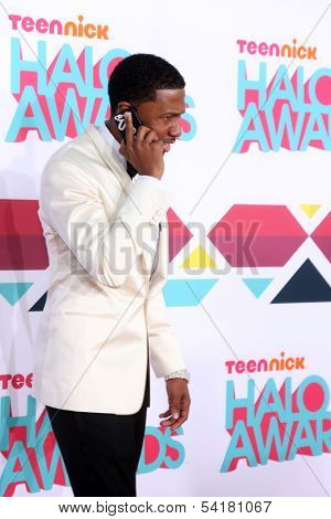 LOS ANGELES - NOV 17:  Nick Cannon at the TeenNick Halo Awards at Hollywood Palladium on November 17, 2013 in Los Angeles, CA