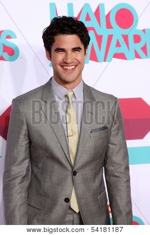 LOS ANGELES - NOV 17:  Darren Criss at the TeenNick Halo Awards at Hollywood Palladium on November 17, 2013 in Los Angeles, CA