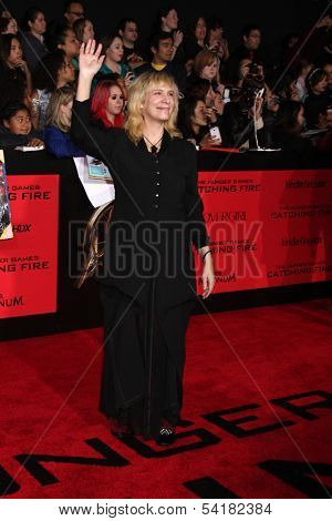 LOS ANGELES - NOV 18:  Amanda Plummer at the The Hunger Games:  Catching Fire Premiere at Nokia Theater on November 18, 2013 in Los Angeles, CA