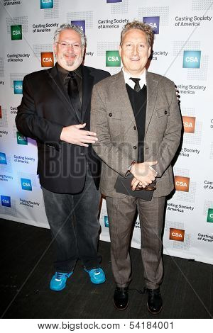 NEW YORK-NOV 18; Actor Harvey Fierstein (L) and casting director Bernie Telsey attend the CSA 29th Annual Artios Awards ceremony at the XL Nightclub on November 18, 2013 in New York City.