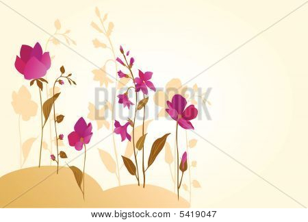 Flores rosadas