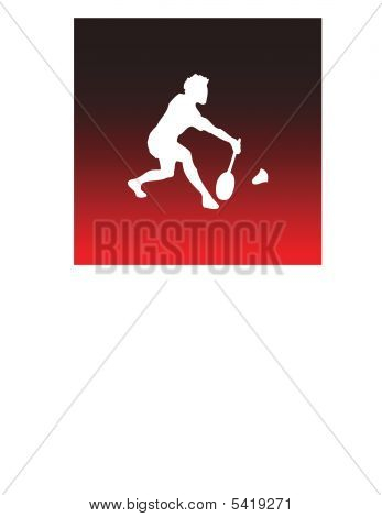 Badminton siluet