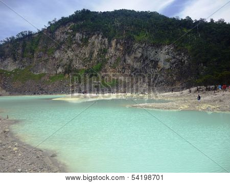 Kawah Putih crater