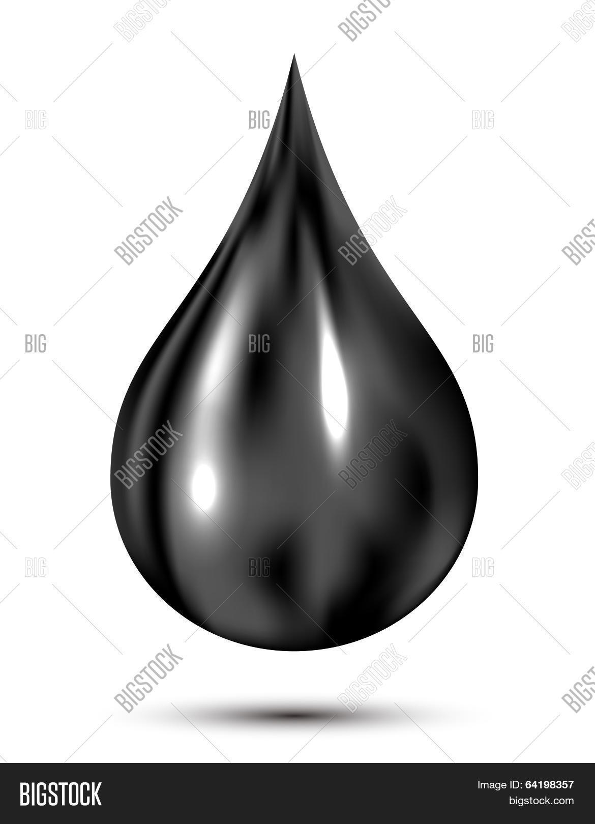 Black Drop Vector & Photo (Free Trial) | Bigstock