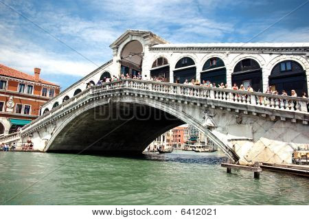 Famous Rialto Bridge