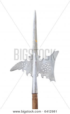 Isolated Halberd Weapon