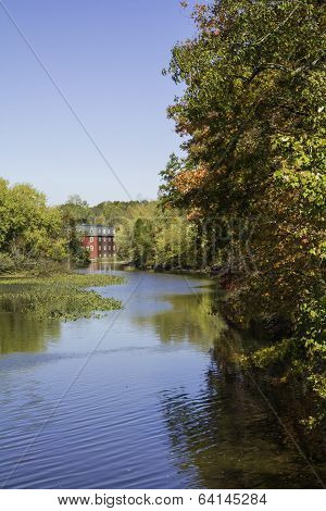 Autumn At The Delaware And Raritan Canal - Vertical