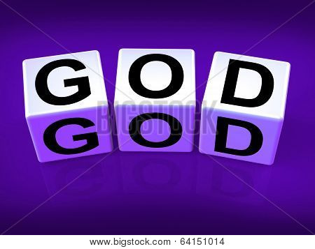 God Blocks Represent Deities Gods Or Holiness