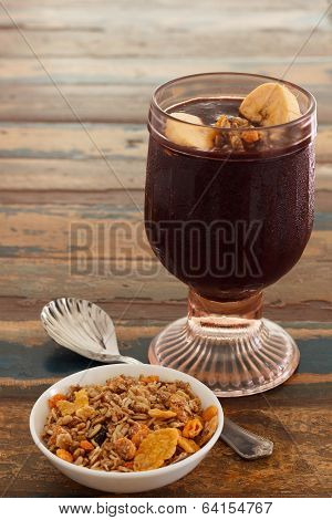 Acai Frozen Pulp Juice Muesli