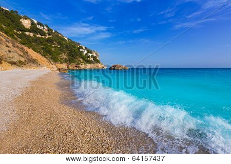 Javea Playa Ambolo beach Xabia in Mediterranean Alicante Spain