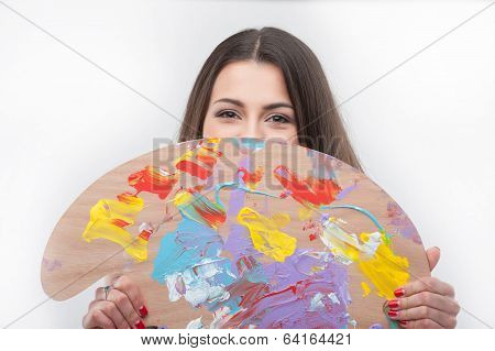 Young Caucasian Painter