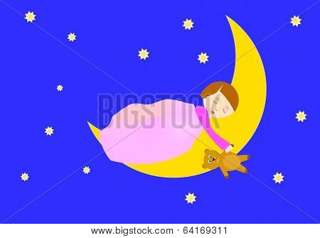 sleeping girl