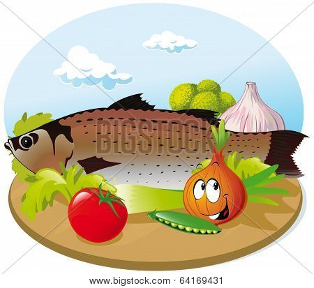 Fish With Vegetable