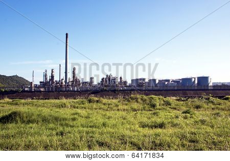 Oil Refinary At Prospecton In Durban South Africa