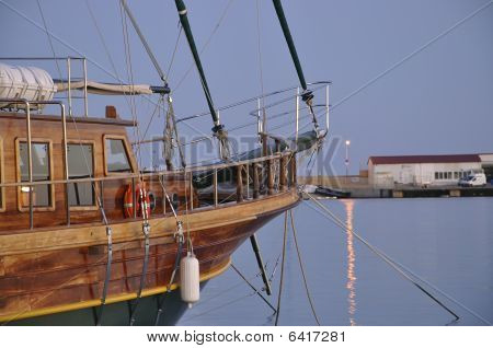 Fragment eines alten Schiff.