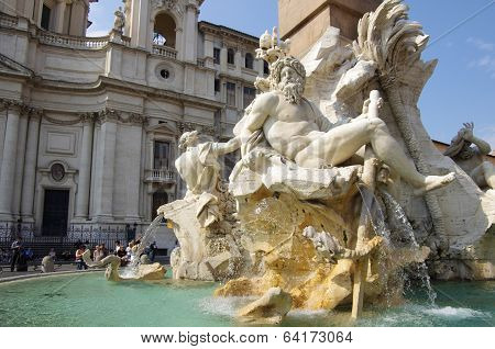 The Fountain Of Four Rivers