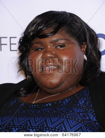 LOS ANGELES - MAR 28:  Gabourey Sidibe arrives to the Paleyfest 2014: American Horror Story COVEN  on March 28, 2014 in Hollywood, CA                