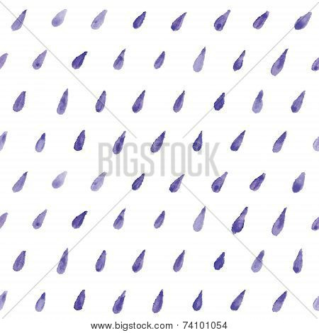 Hand paint  watercolor drops pattern