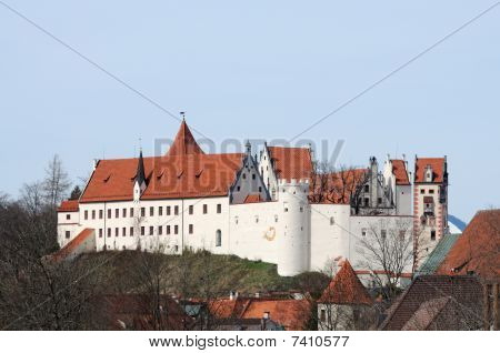Zamek w bawarskim mieście