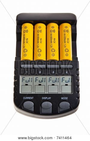 Accu 充電器の操作で。