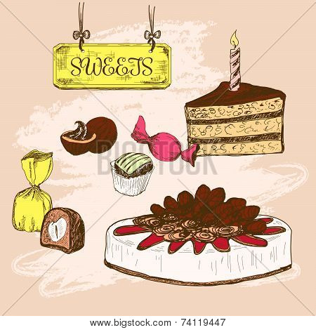 Sweets. Dessert.