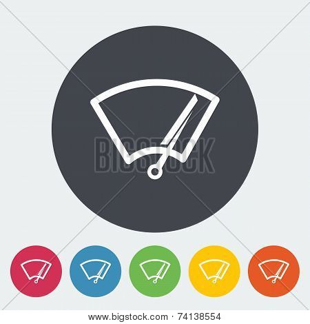 Car icon wiper.