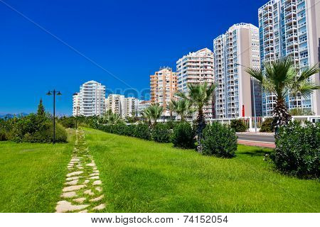 View to Antalya (Turkey) - travel background
