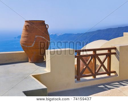 Santorini View (Imerovigli) - vacation background