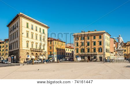 Piazza Della Repubblica In Livorno