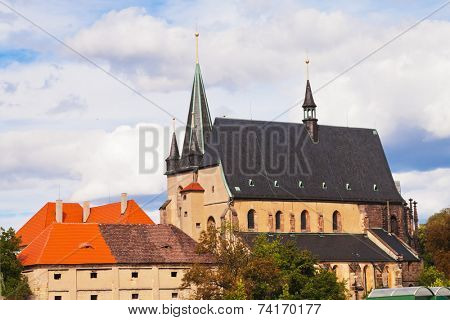 Architecture at village Slany - Czech republic