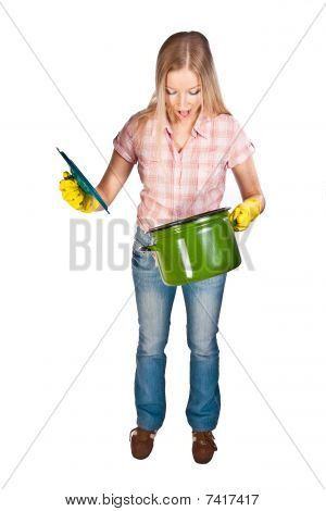 Donna cucina