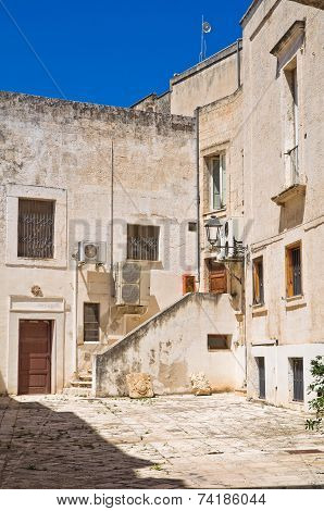 Alleyway. Fasano. Puglia. Italy.